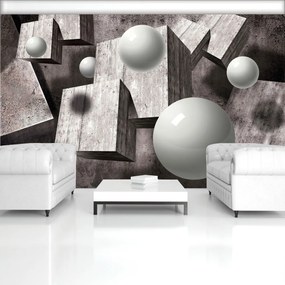 Fototapet - 3D mingi (254x184 cm)