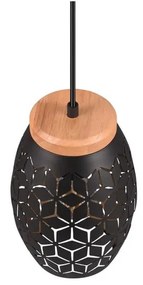 Lustră neagră ø 15 cm Bidar – Reality