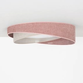 BRILAGI- LED plafonieră VELVET TWIST LED/24W/230V 4000K Ø 55 cm roz./crem.