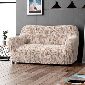 Gaico Huse bielastice UNIVERSO NOU bej cu dungi fotoliu dublu (l. 120 - 160 cm)