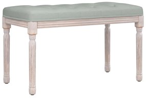 344446 vidaXL Bancă, gri deschis, 80x40x49 cm, catifea