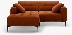 Coltar Bemy 2 locuri catifea Salvador L205 cm