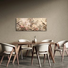 Tablou - Vintage pictura pasăre (120x50 cm)