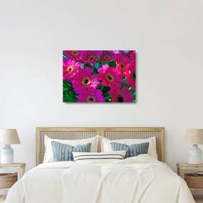 Tablou pe sticlă - floare (70x50 cm)