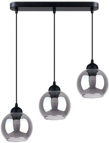 Sollux Lighting Alino lampă suspendată 3x60 W negru SL.1142