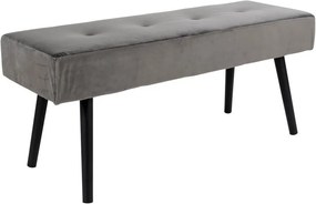 Bancă tapițată House Nordic Skiby, 100 x 35 cm, gri