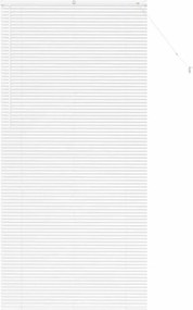 vidaXL Jaluzele venetiene Manual Alb 220 x 100 cm Aluminiu