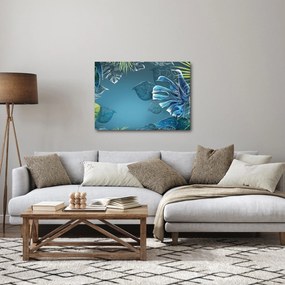 Tablou - Frunzele plantelor tropicale (70x50 cm)