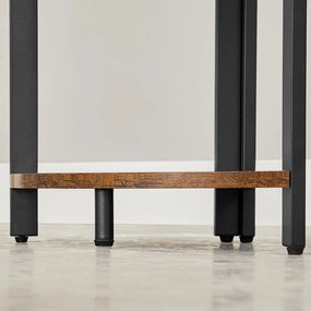 Raft colt TAYLOR 5 polite 150x30 cm, rustic maro