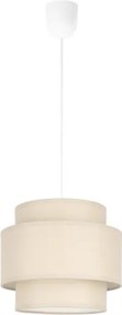 Brilagi - Lustră suspendată pe cablu RESNA, 1x E27, 60W, 230V, Ø 20 cm, bej