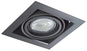 Spot incastrat tavan/plafon NOVA 1 negru