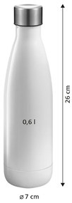 Tescoma Sticlă CONSTANT PASTEL 0,6 l, albastru