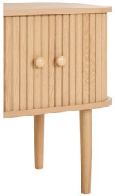 Nikko noptieră cu 2 uși, naturală 45x40x50,5 cm