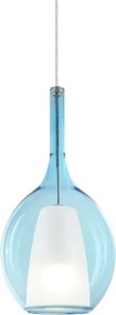 Lustra, Pendul din sticla KALIQUE-2 SP1 D18 AZZURRO