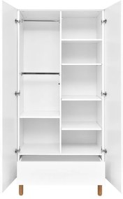 Dulap Toteme botanic alb/stejar H200 cm