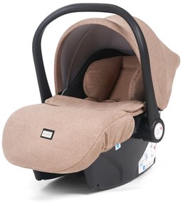 Carucior 3 in 1: Cadru usor din aluminiu, Landou confortabil, Varianta sport ergonomica, Scoica auto - CPC-66-crem