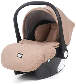 Carucior 3 in 1: Cadru usor din aluminiu, Landou confortabil, Varianta sport ergonomica, Scoica auto - CPC-66-crem
