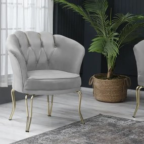 Set canapea Viena 2+1+1Homs textil gri-auriu,30703