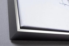 Tablou decorativ in ulei multicolor din lemn de Brad si panza, 82,5x4,5x122,5 cm, Crown Abstract Bizzotto