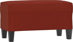 vidaXL Bancă, roșu vin, 70x35x41 cm, piele ecologică