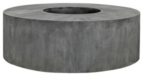 Ghiveci rotund cu scaune Jumbo, gri, dimensiuni multiple - ghivece ceramice Mărime: - v. 47.5 cm, ⌀ 140 cm