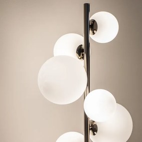 Brilagi - Lampadar LED MILLA 7xG9/3W/230V crom negru/alb
