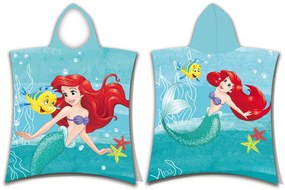 Prințesele Disney Poncho prosop Ariel 50x115 cm