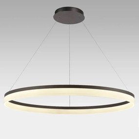 Lustra LED XXL circulara suspendata Ara 100cm, Bronz
