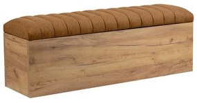 Bancă portocalie/în culoare naturală Oceane – Bobochic Paris