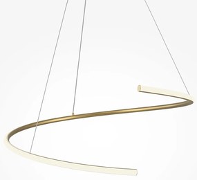 Lustra LED suspendata design circular Curve alama