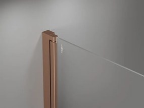 Mexen Mist-F Duo cabină de duș pliabilă 80 x 80 cm, transparent, cupru periat - 8A6-080L-080P-65-00