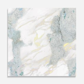 Panou Sticla Bucatarie, 100x100cm, Protectie aragaz, Antistropi, Termorezistent, Abstracte, Marble, Light Blue Gold