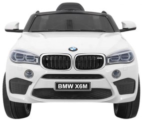 Masinuta Electrica cu acumulator pentru copii NOVOKIDS™ BMW X6 M, Roti din Cauciuc EVA, Max 30 kg , Usi cu deschidere , Baterie12V, 2 Viteze, Lungime