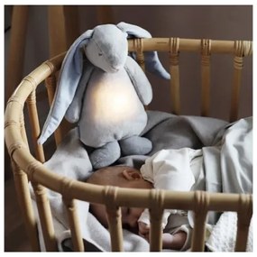 Pluș de îmbrățișat cu sunete și lumină Moonie iepuraș 2.0 sky