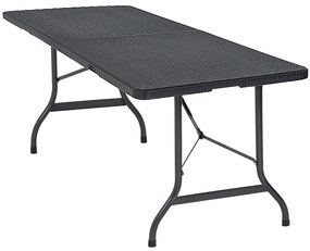 Deuba Masa ratan 180x75x73cm - neagra