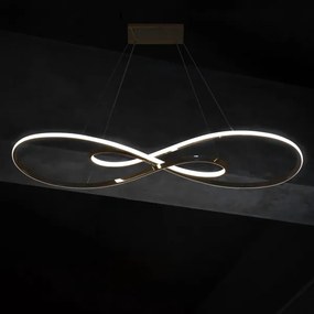 Lustră LED pe cablu ZUMBA LED/50W/230V auriu