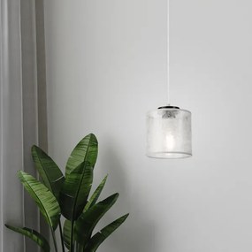 Pendul pe cablu ROSA 1xE27/60W/230V negru/gri