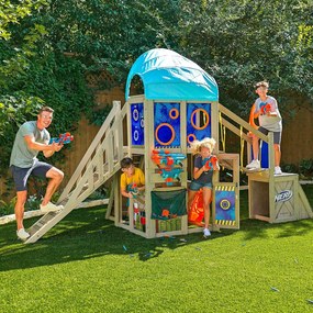 Loc de joaca pentru copii de gradina NERF BATTLE FORT 4,45 x 1,84 m