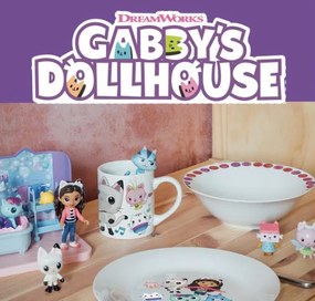 Gabby&#039;s Dollhouse Music cană din porțelan 235 ml (8 oz) în cutie de cadou