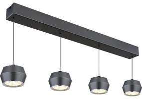 Lustră LED pe cablu Globo 15209-4 MARTHY 4xLED/6W/230V