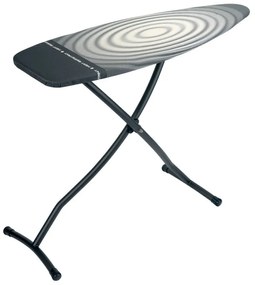 Masă de călcat Brabantia D 90300136, 135x45 cm, 7 poziții reglabile, zonă de călcat rezistentă la căldură, Gri închis/alb