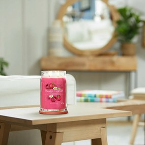 Lumânare parfumată mare Yankee Candle SignatureRed Raspberry, 567 g, L