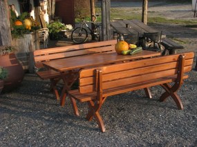 Bancă de grădină STRONG, 160cm