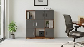 Dulap Vincent 7 (nuc + antracit). 1072635