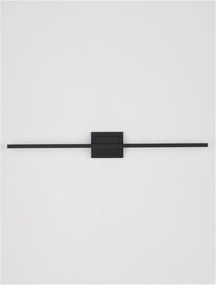 Aplica LED pentru oglinda / tablou AZURE negru L-90,5cm