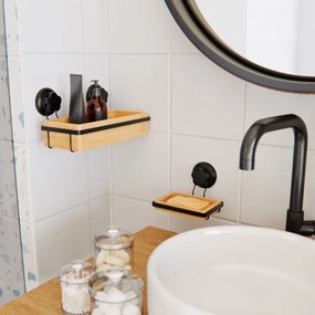 Raft din bambus autoadeziv pentru baie Compactor Bestlock SPA