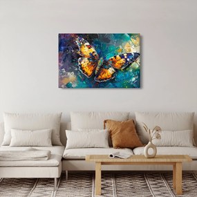 Tablou - Fluture, pictură în ulei (90x60 cm)