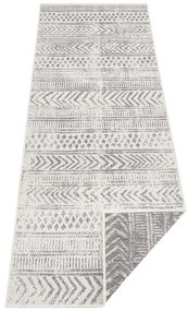 Covor adecvat pentru exterior NORTHRUGS Biri, 80 x 250 cm, gri-crem