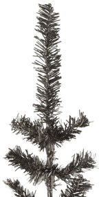 Brad de Craciun artificial subtire, negru, 210 cm 1, Negru, 210 cm