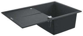 Chiuveta compozit Grohe K400 78x50.1 cm negru